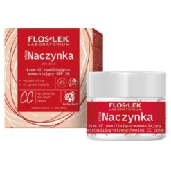 Flos-Lek Stop Naczynka, krem CC nawilżająco-wmacniający, SPF 20, 50 ml