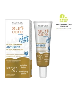 Flos-Lek Sun Care Derma Anti-Spot, ultralekki krem SPF30,30 ml