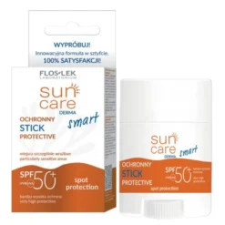 Flos-Lek Sun Care Derma Smart, sztyft ochronny SPF50+, 20 g