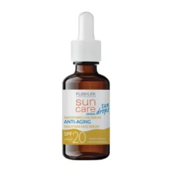 Flos-Lek Sun Care Derma, Sun Drops, serum anti-aging z SPF 20, 30 ml