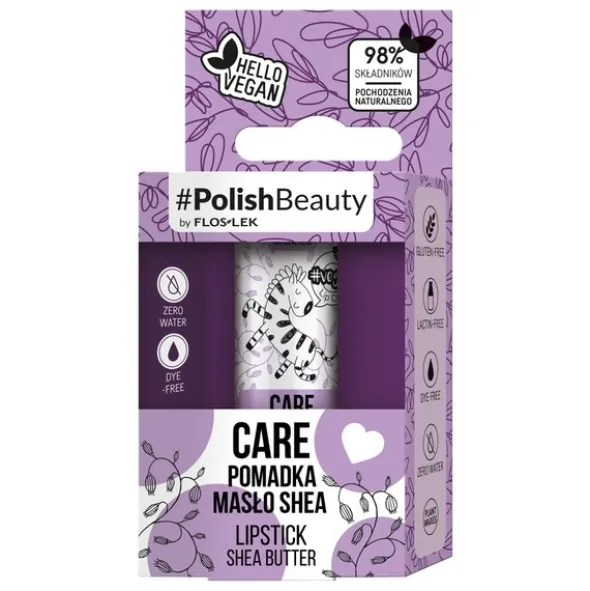 Flos-Lek Vege Lip Care, pomadka masło shea, 1 szt.