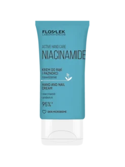 Flos-lek Zestaw Hand & Lip Duo Care Niacinamide, krem do rąk, 50 ml + pomadka do ust, 4 g
