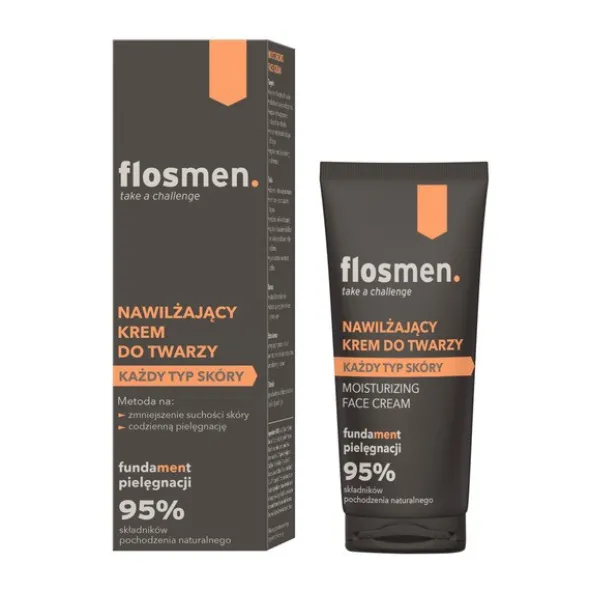 Flosmen, nawilżający krem do twarzy, 50 ml