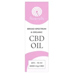 Flowrolls, Olejek konopny, Broad Spectrum CBD 20%, 10 ml