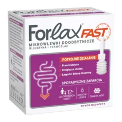 Forlax FAST, mikrowlewka doodbytnicza, 6 szt.