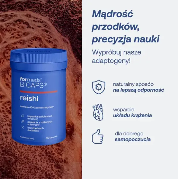 Formeds Bicaps reishi, kapsułki, 60 szt.