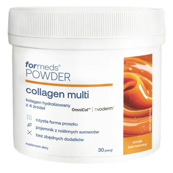Formeds Powder Collagen Multi, proszek, smak karmelowy, 210 g