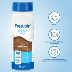 Fresubin Energy Drink, płyn o smaku czekolady, 4 x 200 ml