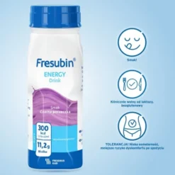 Fresubin Energy Drink, płyn o smaku czarnej porzeczki, 4 x 200 ml