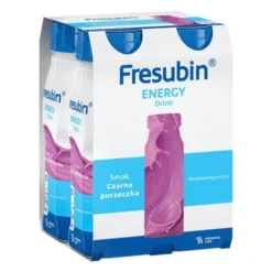 Fresubin Energy Drink, płyn o smaku czarnej porzeczki, 4 x 200 ml