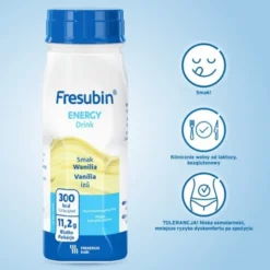 Fresubin Energy Drink, płyn o smaku wanilii, 4 x 200 ml