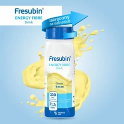 Fresubin Energy Fibre Drink, płyn o smaku bananowym, 4 x 200 ml