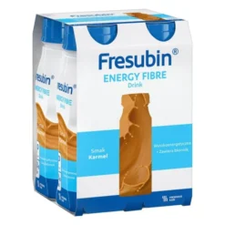 Fresubin Energy Fibre Drink, płyn o smaku karmelowym, 4 x 200 ml