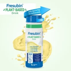 Fresubin Plant Based Drink, płyn o smaku waniliowym, 4 x 200 ml