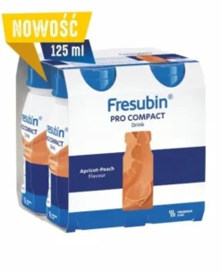 Fresubin Pro Compact Drink, smak morela-brzoskwinia, 4 x 125 ml
