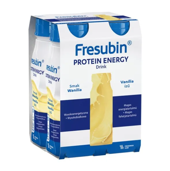 Fresubin Protein Energy Drink, płyn o smaku waniliowym, 4 x 200 ml