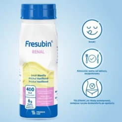 Fresubin Renal, płyn o smaku waniliowym, 4 x 200 ml