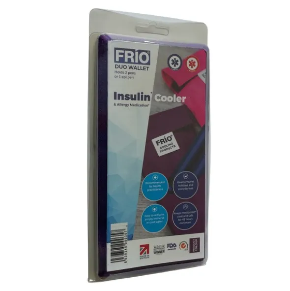 Frio, podwójne etui na 2 peny lub 1 EpiPEN, fioletowe, 1 szt.