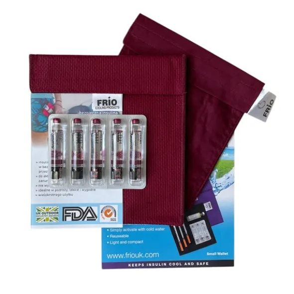 Frio Small, termiczne etui do przechowywania insuliny, bordowe, 1 szt.