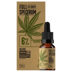 Full Spectrum Life Drops 6% CBD, olejek konopny, 15 ml