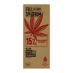 Full Spectrum Life Drops 15% CBG, olejek konopny, 15 ml