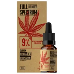 Full Spectrum Life Drops 9% CBG, olejek konopny, 15 ml