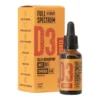 Full Spectrum, Witamina D3 FORTE, olej konopny, krople, 30 ml