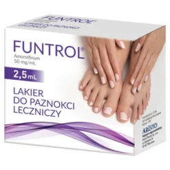 Funtrol, 50 mg/ml, lakier do paznokci leczniczy, 2,5 ml