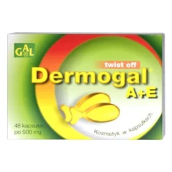 Gal Dermogal A + E, twist off, kosmetyki w kapsułkach, 48 szt.