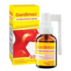 Gardimax medica lemon spray, aerozol do stosowania w jamie ustnej, 30 ml