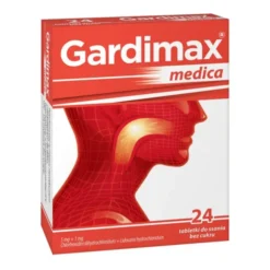 Gardimax medica, 5 mg + 1 mg, tabletki do ssania, 24 szt.