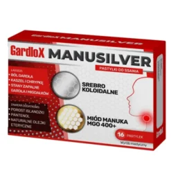 Gardlox Manusilver, pastylki do ssania, 16 szt.