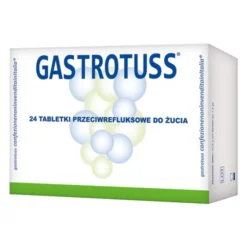 Gastrotuss, tabletki do żucia na refluks, 24 szt.