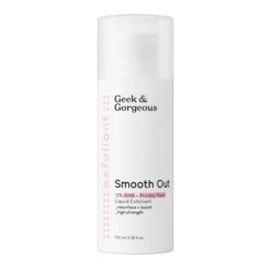 Geek & Gorgeous Smooth Out, tonik kwasowy z 12% AHA + kojącą opuncją figową, 100 ml