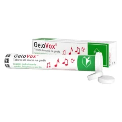 GeloVox, tabletki do ssania na gardło, wiśniowo-mentolowe, 20 szt.