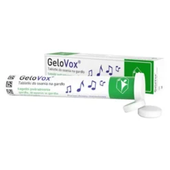 GeloVox, tabletki do ssania na gardło, porzeczkowo-mentolowe, 20 szt.