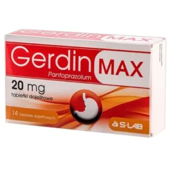 Gerdin Max, 20 mg, tabletki dojelitowe, 14 szt.