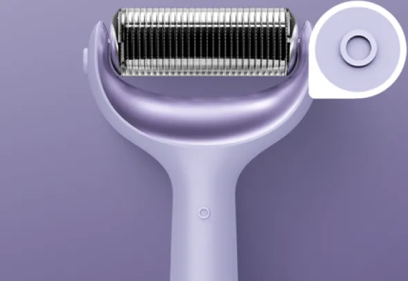 Geske MicroNeedle Face & Body Roller 9 w 1, roller do mezoterapii mikroigłowej, czarno-złoty, 1 szt.