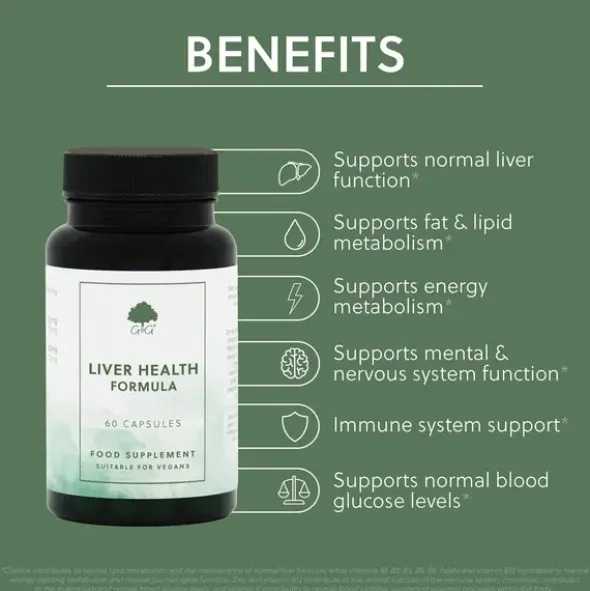G&G, Liver Health (Zdrowie Wątroby), kapsułki, 60 szt.