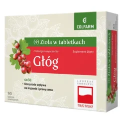Głóg, tabletki powlekane, 90 szt.