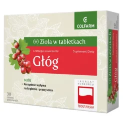 Głóg, tabletki powlekane, 30 szt.