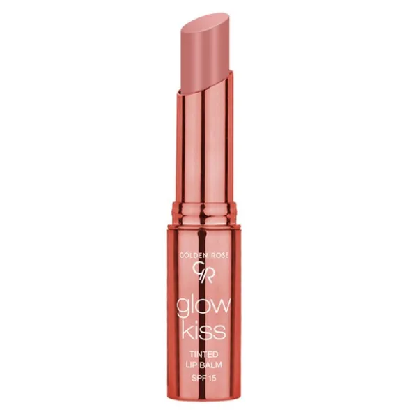 Golden Rose Glow Kiss Tinted Lip Balm, koloryzujący balsam do ust, 01 Vanilla, 3 g