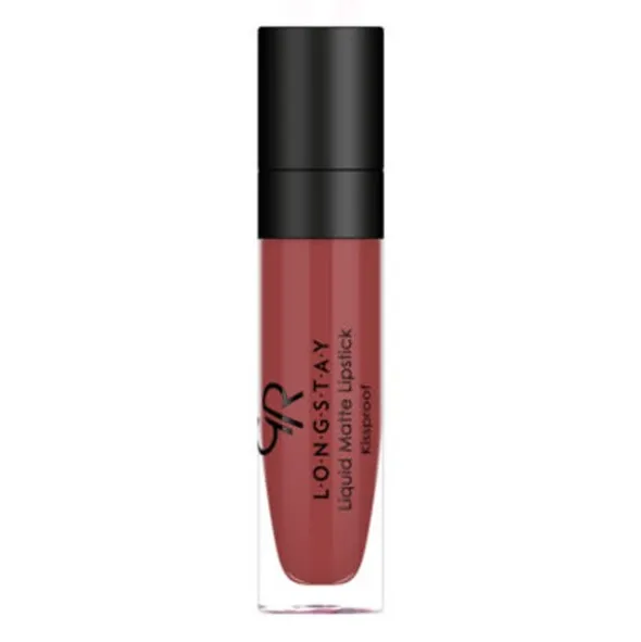 Golden Rose Longstay Liquid Matte Lipstick, matowa pomadka w płynie, 19, 5,5 ml