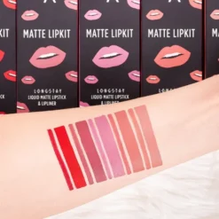 Golden Rose Matte Lipkit, zestaw do makijażu ust, pink, 7,6 g