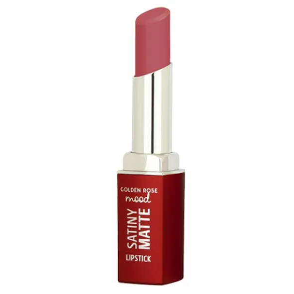 Golden Rose Mood Satiny Matte Lipstick, matowa pomadka do ust, 06, 3,5 g