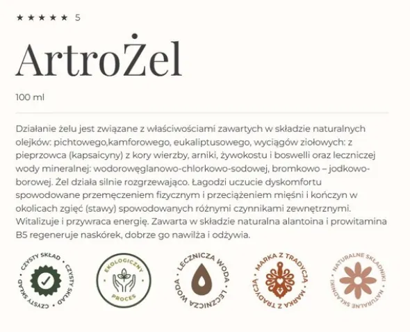 Gorvita, Artrożel, 100 ml