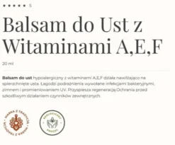 Gorvita, Balsam Do Ust, Hypoalergiczny z witaminami, 20 ml