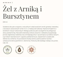 Gorvita, żel z arniką i bursztynem, 200 ml