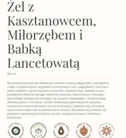 Gorvita, żel z kasztanowcem, miłorzębem i babką lancetowatą, 200 ml