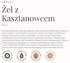 Gorvita, żel z kasztanowcem na przemęczone nogi, 200 ml